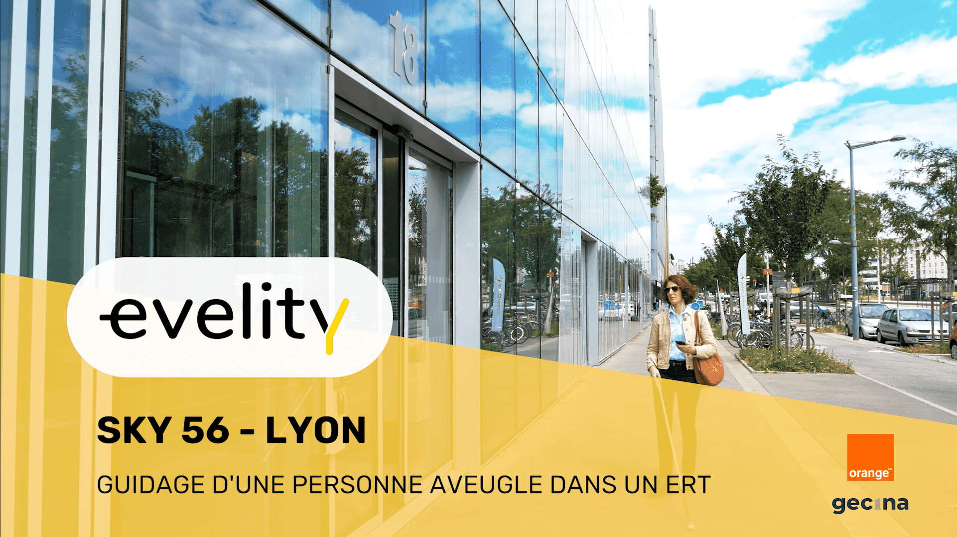 Guidage d'une personne aveugle dans un ERT : Sky 56